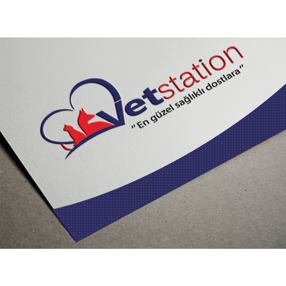 VET STATION VETERİNER KLİNİĞİ   LOGO  yarışmasına dream_design tarafından girilen tasarım