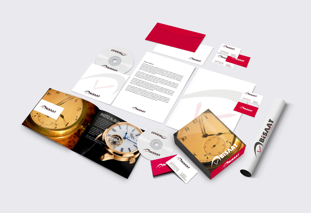 Tasarlayan RΛPİDO-Bisaat.com İÇİN LOGO VE KURUMSAL KİMLİK.