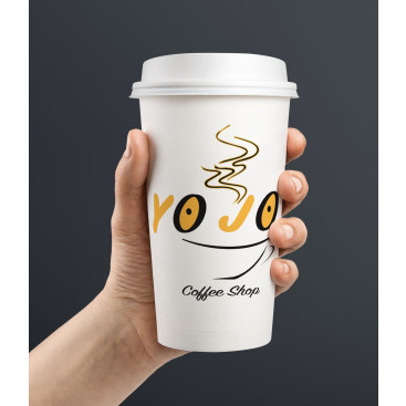 Kahveci Logosu yarışmasına tasarımcı -DW- tarafından sunulan  tasarım 