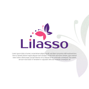 ''LİLASSO'' MARKASI İÇİN LOGO-KARTVİZİT yarışmasına tasarımcı Etrah™ tarafından sunulan  tasarım