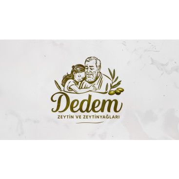 dedem zeytin ve zeytinyağlari için logo yarışmasına tasarımcı yyusuftuysuz5561 tarafından sunulan  tasarım 