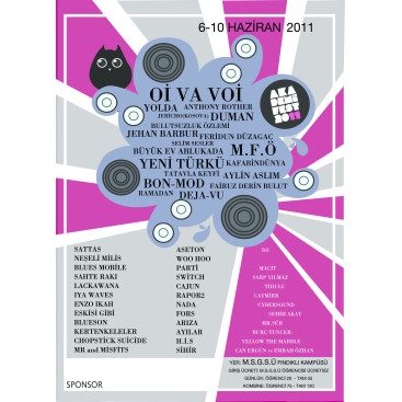 Akademifest 2011 Afiş Tasarımı yarışmasına tasarımcı blabla tarafından sunulan  tasarım 