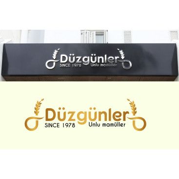 Yeni açılacak unlu mamüller-pastane-cafe yarışmasına tasarımcı DamlaÖzay tarafından sunulan  tasarım 