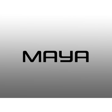 MAYA yazı karakteri ile bir inşaat proje yarışmasına tasarımcı 8888 tarafından sunulan  tasarım 