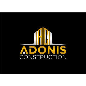 Adonis Construction Logo Tasarımı yarışmasına tasarımcı 443618 tarafından sunulan  tasarım 
