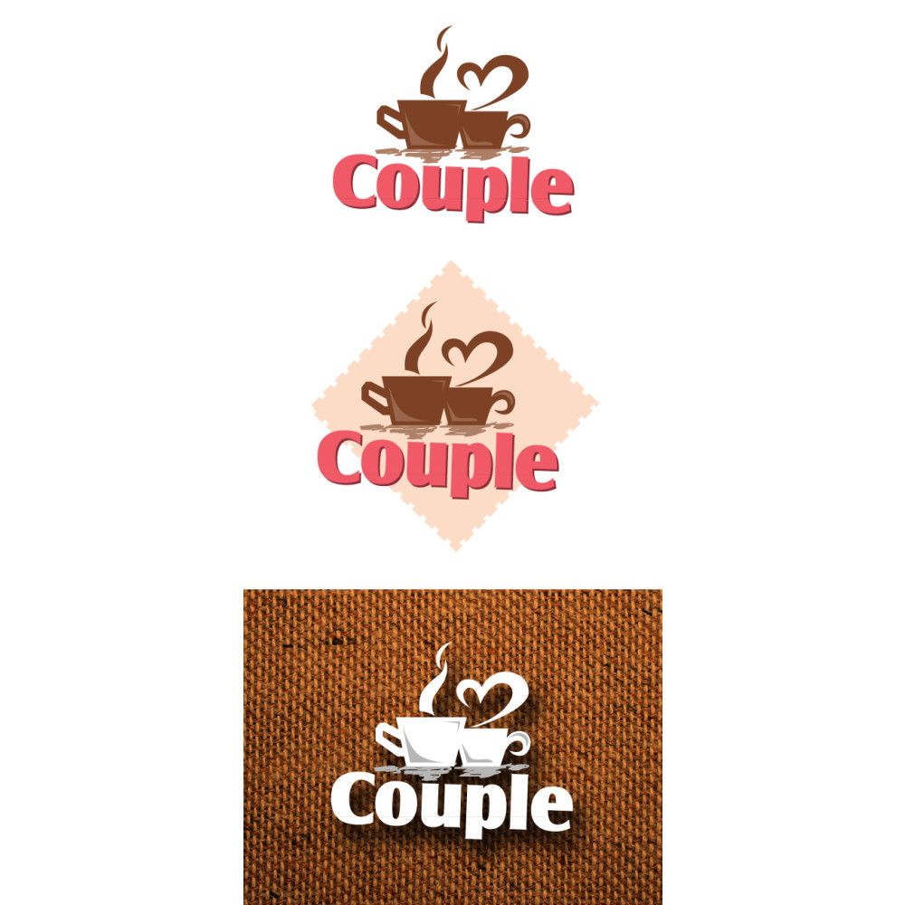 Cafe Logo tasarımı yarışmasına MertCicek tarafından girilen tasarım