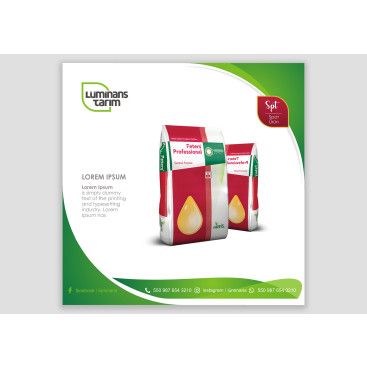 Kurumsal Sosyal Medya Paylaşım Şablonu yarışmasına tasarımcı grfkismail tarafından sunulan  tasarım 