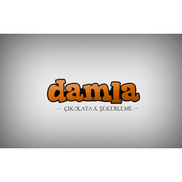 DAMLA Çikolata ve Şekerleme logo tasarım yarışmasına tasarımcı DirtyBlack tarafından sunulan  tasarım 
