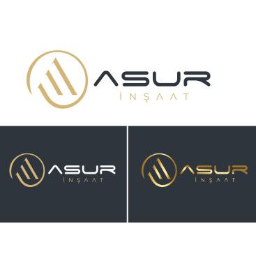 ASUR İNŞAAT İÇİN LOGO TASARIM yarışmasına tasarımcı kuzfe35 tarafından sunulan  tasarım 