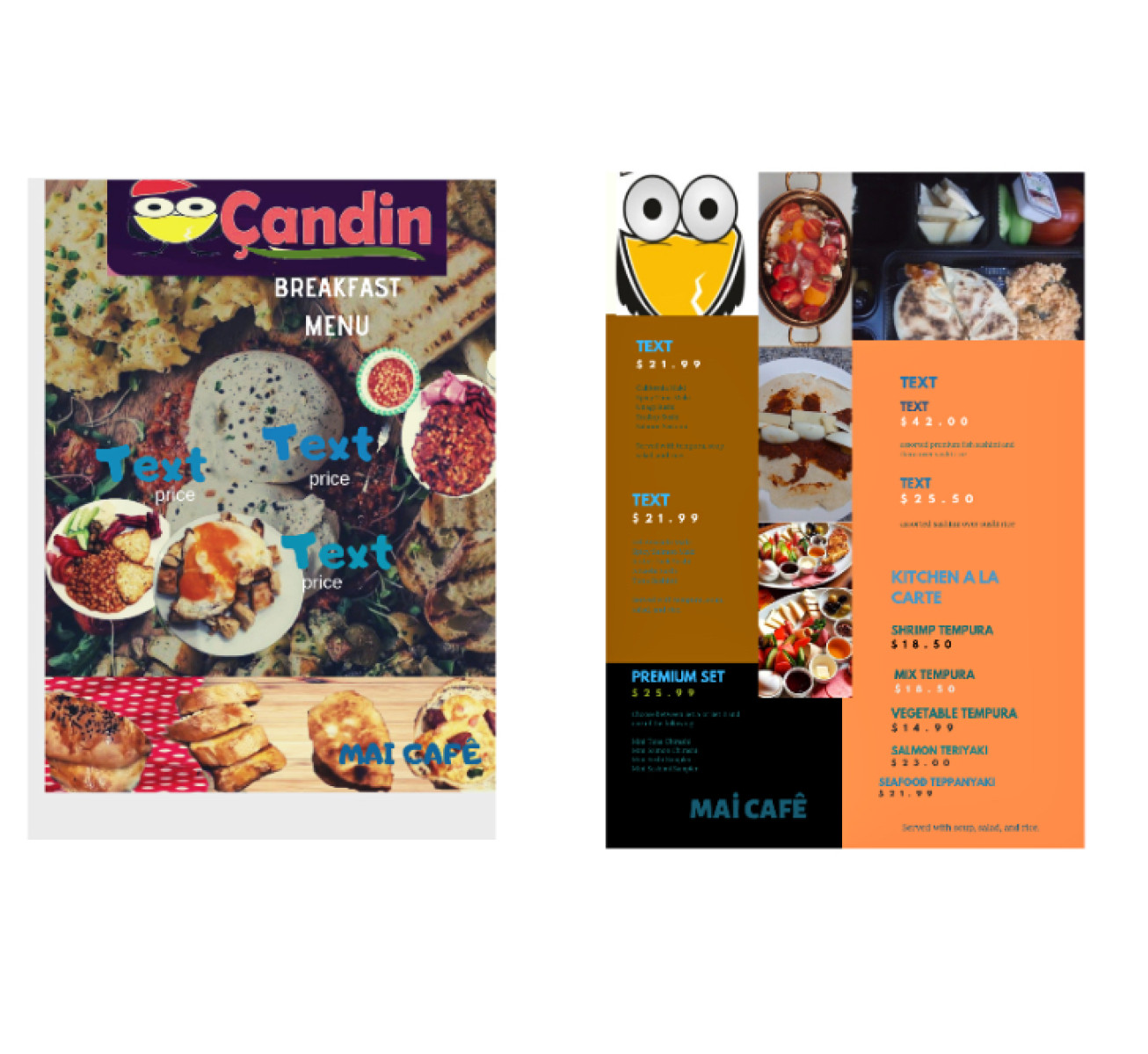 Tasarlayan snaleus-Yemek Menu Brosur