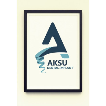 Aksu Dental İmplant Yeni Logosunu Arıyor yarışmasına tasarımcı zeze tarafından sunulan  tasarım 