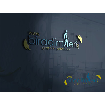 Bir Adım İleri Yaşam Platformu LOGO yarışmasına tasarımcı aysedesign tarafından sunulan  tasarım 