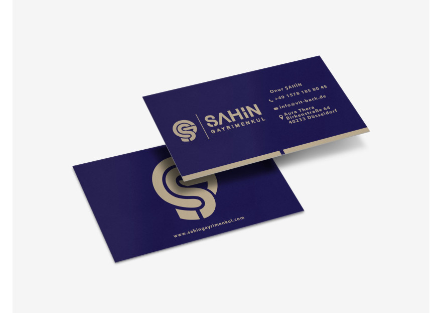 Şahin Gayrimenkul Logo + Kurumsal Kimlik yarışmasına tasarımcı melek gümüş tarafından sunulan  tasarım 