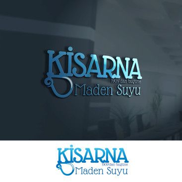 kisarna maden suyu için logo çalışması yarışmasına tasarımcı Tugceska tarafından sunulan  tasarım 
