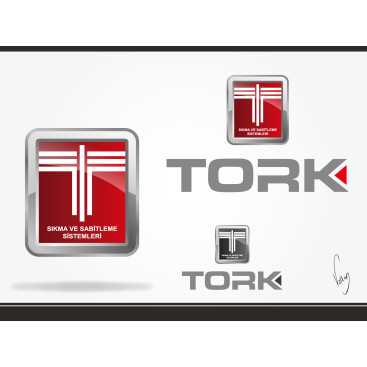 Otomotiv yedek parça logo tasarımı yarışmasına tasarımcı volkanKocaman tarafından sunulan  tasarım 