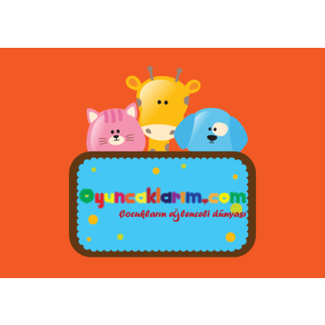 Oyuncak sitemize yeni logo tasarımı  yarışmasına tasarımcı Elifsel tarafından sunulan  tasarım 