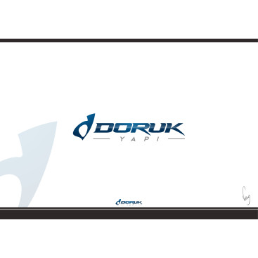Doruk Yapı Aş. Logo, kartvizit tasarımı yarışmasına tasarımcı volkanKocaman tarafından sunulan  tasarım 