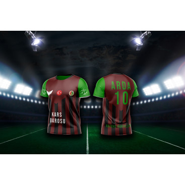 KARS BAROSU FUTBOL TAKIMI FORMA TASARIMI yarışmasına tasarımcı ardakmslr tarafından sunulan  tasarım 