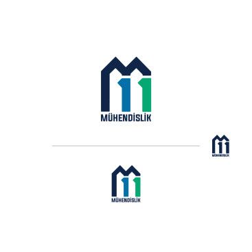 M11 MÜH LOGO VE KURUMSAL  yarışmasına tasarımcı grafikodam tarafından sunulan  tasarım 