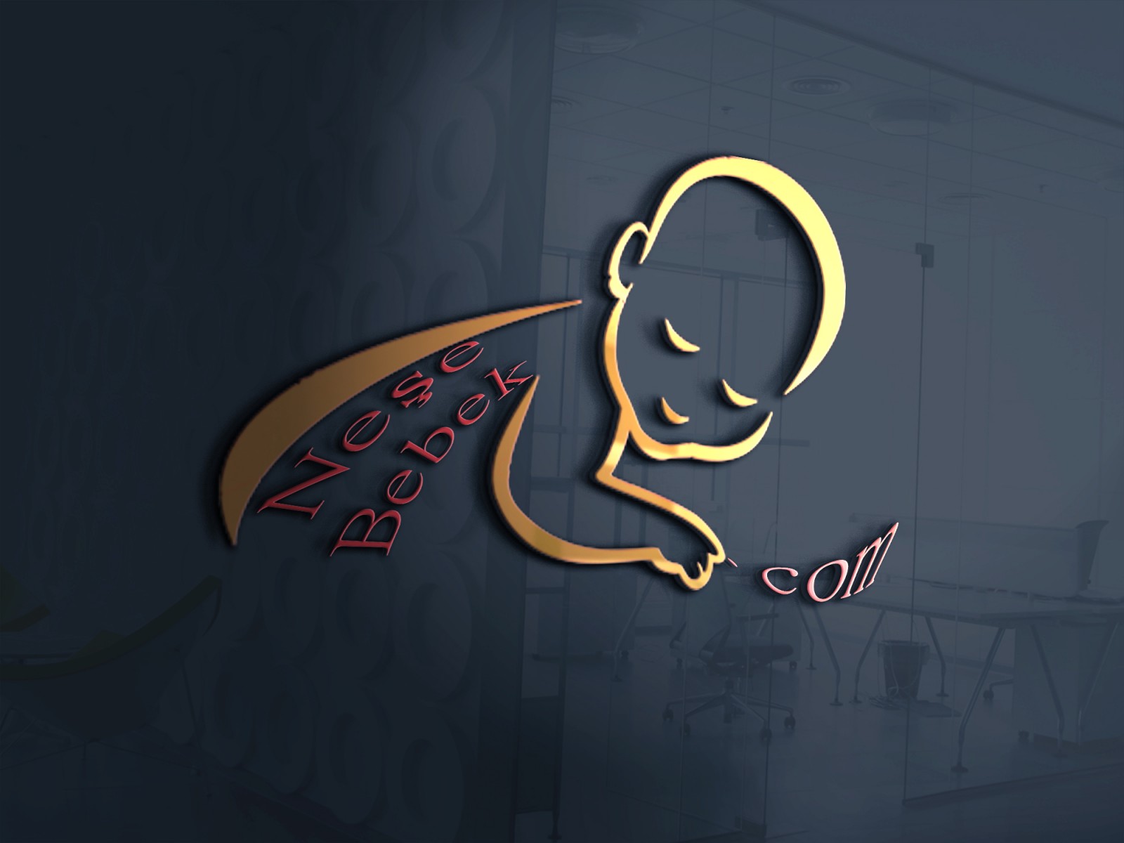 Tasarlayan YT Design-NeşeBebek.com Logo Tasarımı 355x100 px