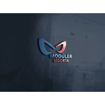 Modüler Sigorta Logo Tasarımı yarışmasına tasarımcı emrhturhn tarafından sunulan  tasarım 