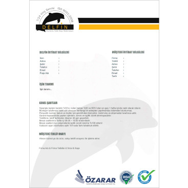 Delfin Vinç Kurumsal Kimlik Tasarımı  yarışmasına tasarımcı wAres tarafından sunulan  tasarım 