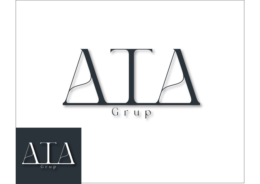 ATA GRUP YÜKSEK ÖDÜLLÜ LOGO YARIŞMASI yarışmasına tasarımcı ozbacan tarafından sunulan  tasarım 
