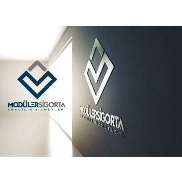 Modüler Sigorta Logo Tasarımı yarışmasına tasarımcı hattori hanzo® tarafından sunulan  tasarım 