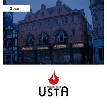 İngiltere'de Türk Restoranı -Tabela Logo yarışmasına tasarımcı FSU Design tarafından sunulan  tasarım 