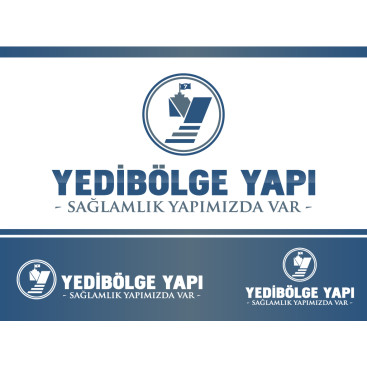 İnşaat firmamız için logo tasarımı yarışmasına tasarımcı volkanKocaman tarafından sunulan  tasarım 