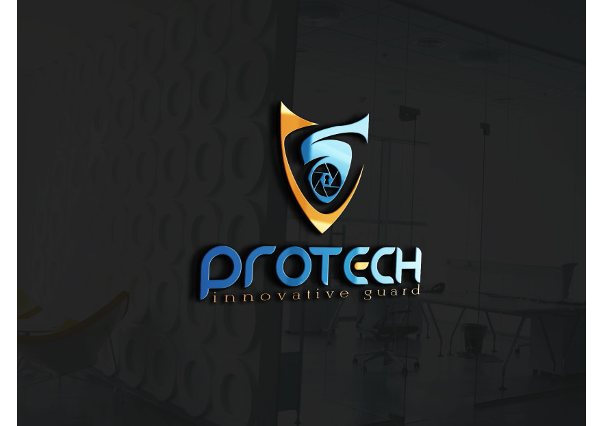 Protech Güvenlik Logo-amblem tasarımı yarışmasına tasarımcı GhostSpy tarafından sunulan  tasarım 