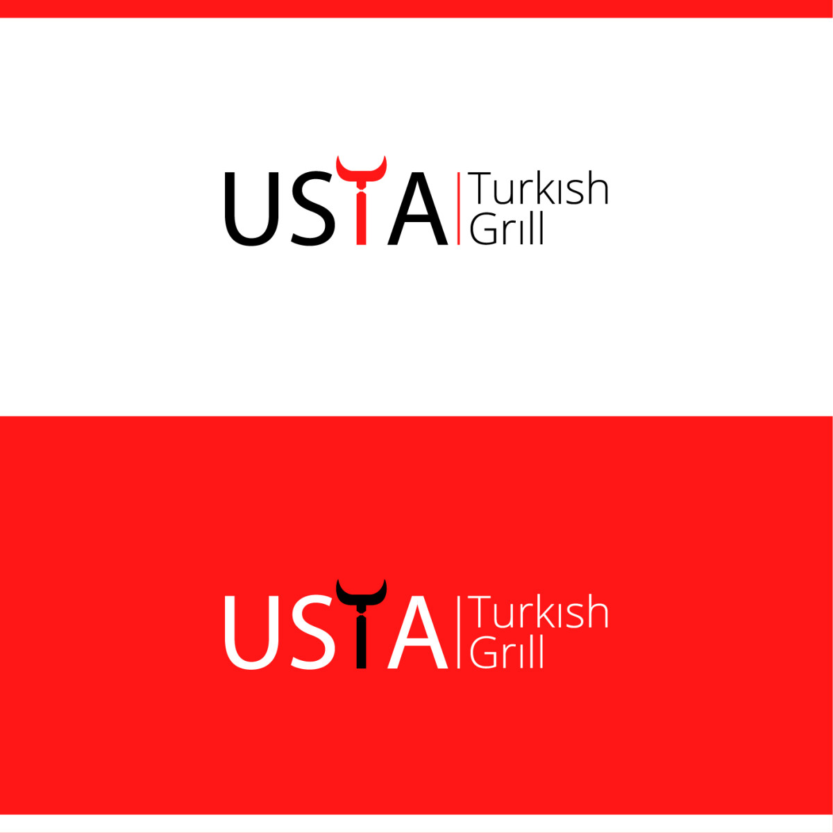 Tasarlayan LUPIN designe-İngiltere'de Türk Restoranı -Tabela Logo