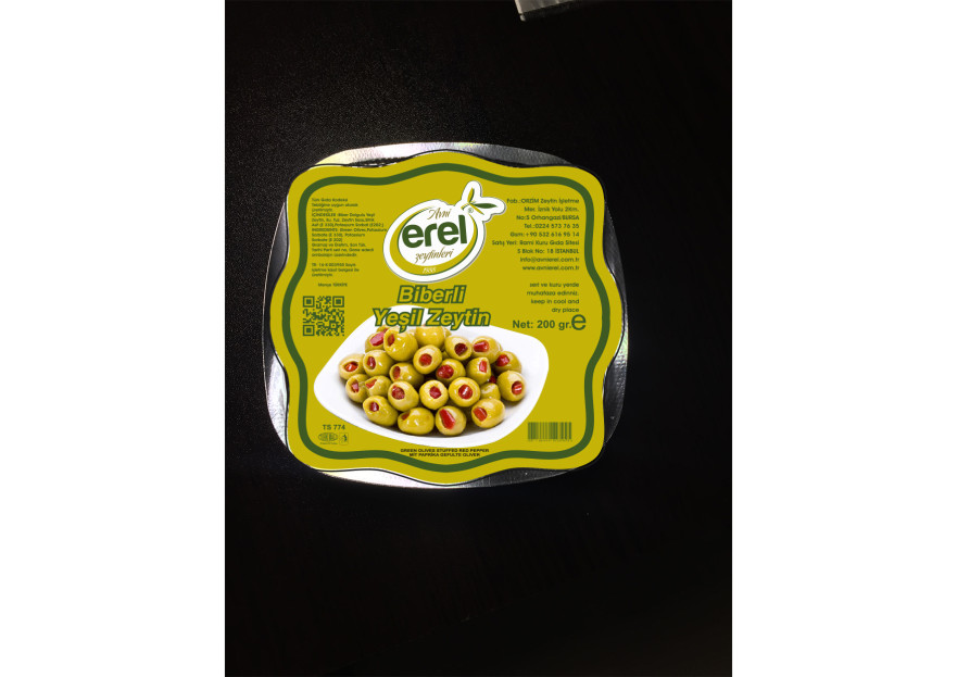 zeytin tasarımı kazanana zeytin kargo yarışmasına tasarımcı Sedat Muti tarafından sunulan  tasarım 
