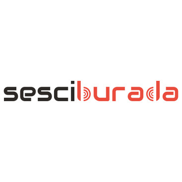 Sesciburada E-Ticaret sistemiz için logo yarışmasına tasarımcı Logomotifim® tarafından sunulan  tasarım 