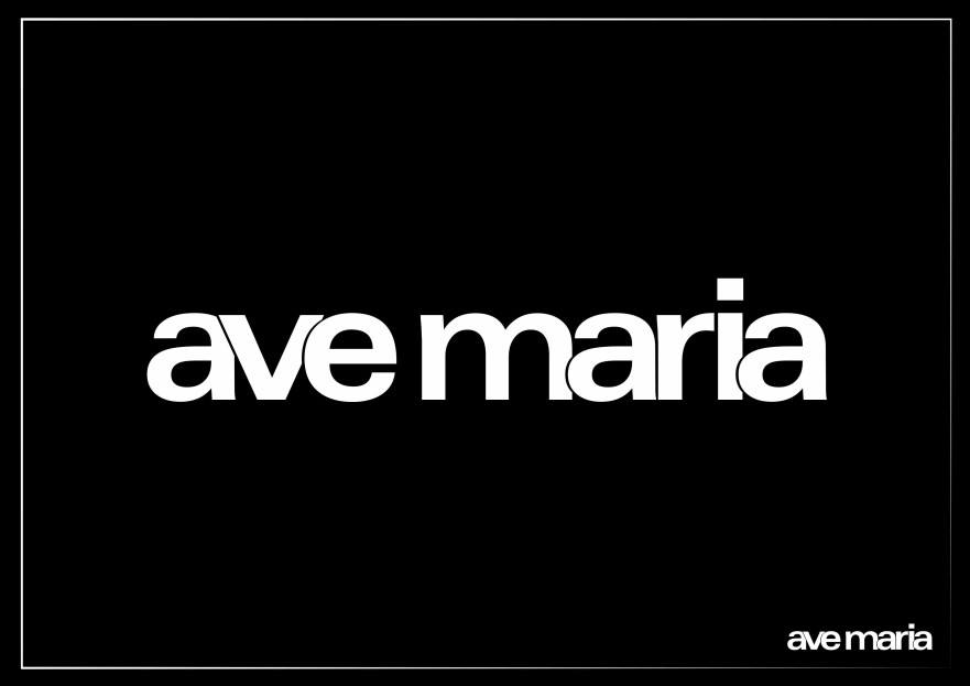 Ave Maria Markası Logo Tasarımı yarışmasına tasarımcı Night Owl tarafından sunulan  tasarım 