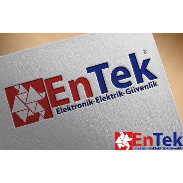 elektironik firma logosu yarışmasına tasarımcı enesguldali tarafından sunulan  tasarım 