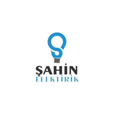 Şahin Elektrik Logo Tasarımı yarışmasına tasarımcı AhmetORAK tarafından sunulan  tasarım 