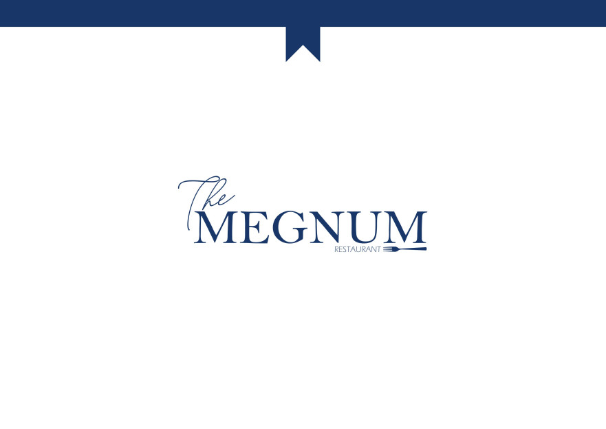 The Megnum Restoranı İçin Logo Tasarım. yarışmasına tasarımcı hilalcabas tarafından sunulan  tasarım 