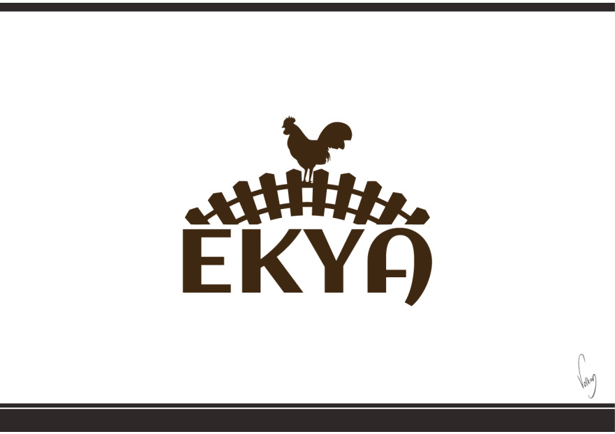 Çiftliğimize logo arıyoruz yarışmasına tasarımcı volkanKocaman tarafından sunulan  tasarım 
