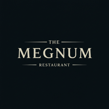 The Megnum Restoranı İçin Logo Tasarım. yarışmasına tasarımcı Freelancetasarim tarafından sunulan  tasarım 