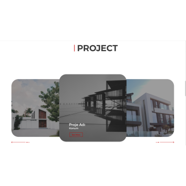 PROJECTS ARCHİTECTS - WEB TASARIM YARIŞ! yarışmasına tasarımcı piyon 〄 tarafından sunulan  tasarım 
