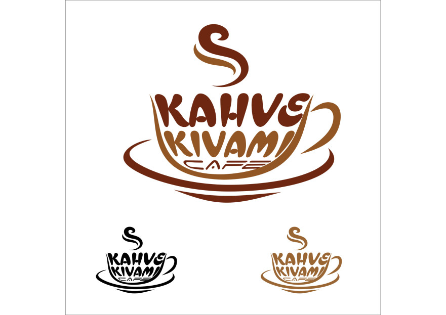 Ulusal cafe zinciri için logo tasarımı yarışmasına tasarımcı grafikseli tarafından sunulan  tasarım 