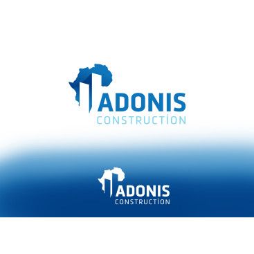 Adonis Construction Logo Tasarımı yarışmasına tasarımcı grfkismail tarafından sunulan  tasarım 
