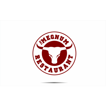 The Megnum Restoranı İçin Logo Tasarım. yarışmasına tasarımcı ErcanH tarafından sunulan  tasarım 