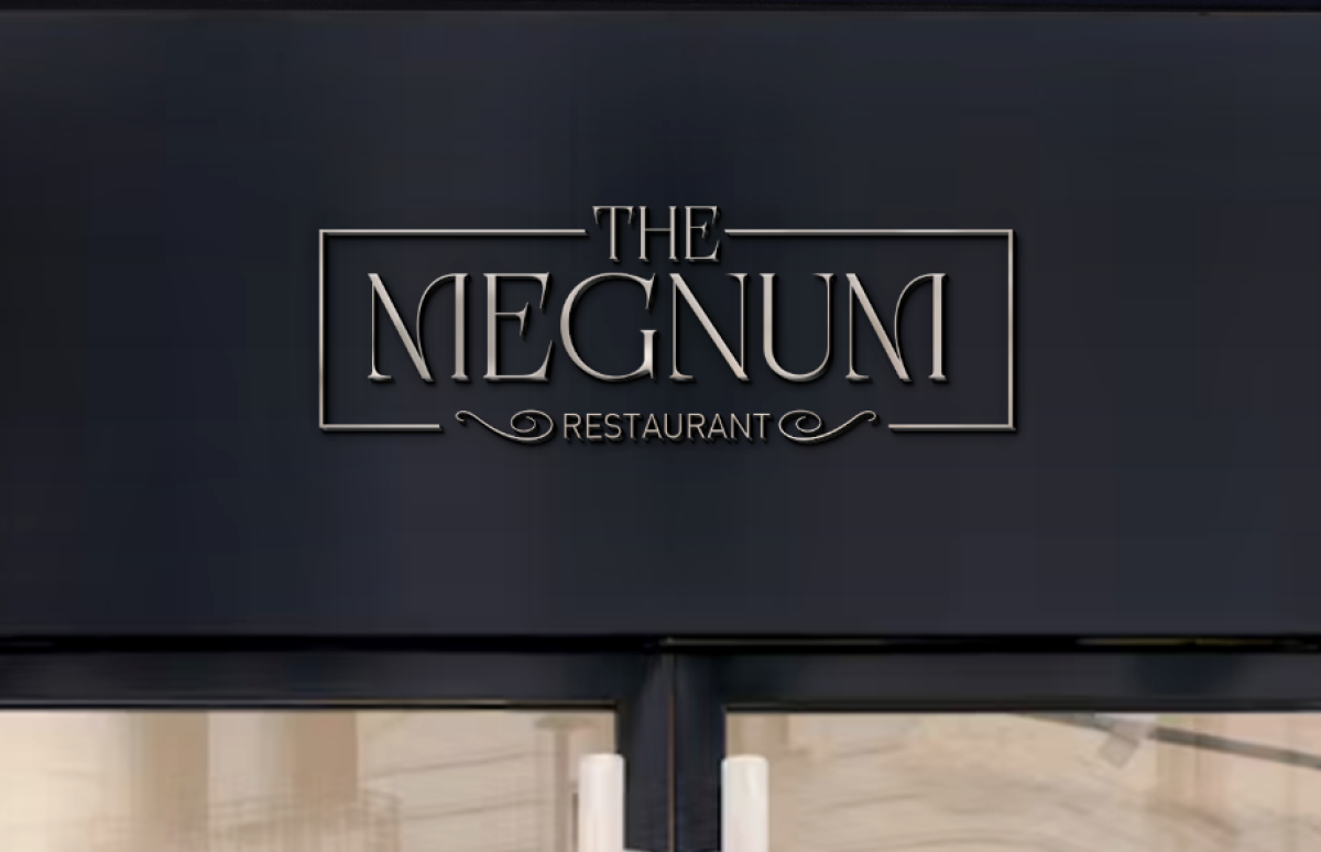 Tasarlayan Duygu S-The Megnum Restoranı İçin Logo Tasarım.