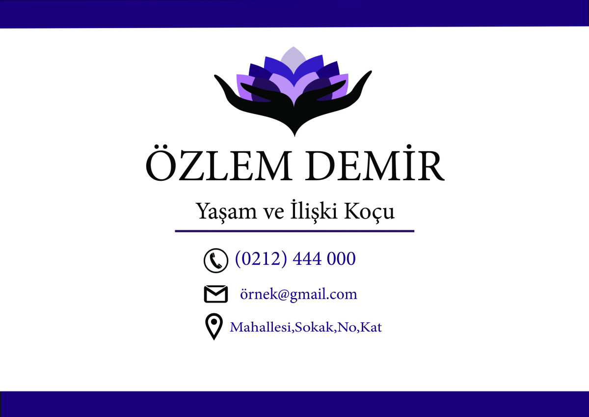 Tasarlayan Büşrazcn-YAŞAM VE İLİŞKİ KOÇLUĞU LOGO & KARTVİZİT