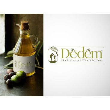 dedem zeytin ve zeytinyağlari için logo yarışmasına tasarımcı TARIKca tarafından sunulan  tasarım 