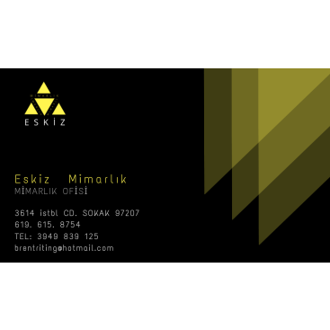 SADE VE ŞIK logo ve kartvizit yarışmasına tasarımcı vedat tarafından sunulan  tasarım 