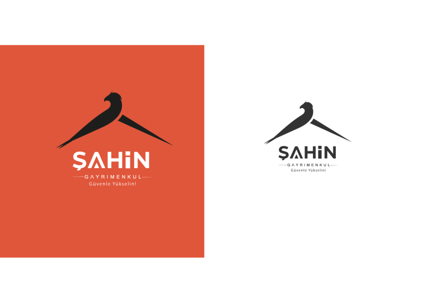 Şahin Gayrimenkul Logo + Kurumsal Kimlik yarışmasına tasarımcı izdüsümü tarafından sunulan  tasarım 