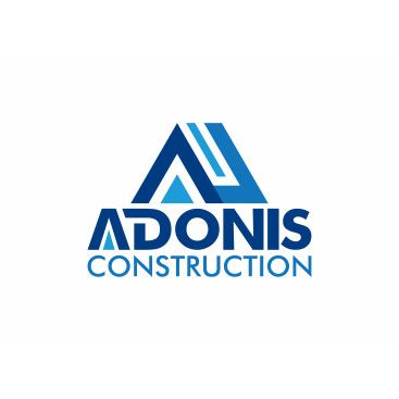 Adonis Construction Logo Tasarımı yarışmasına tasarımcı 443618 tarafından sunulan  tasarım 